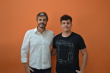 Pofessor Antônio e Matheus: inovação e empreendedorismo